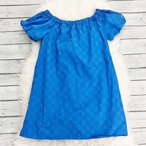 Zara Blue Puff Sleeve Dress